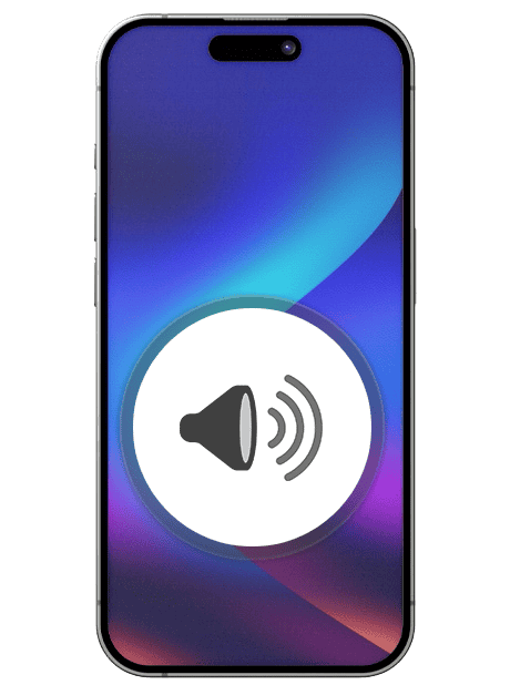 iPhone 15 Plus Lautsprecher Reparatur in München. Austausch defekter Lautsprecher mit Originalteilen, Express Service, zertifizierte Techniker und 6 Monate Garantie.